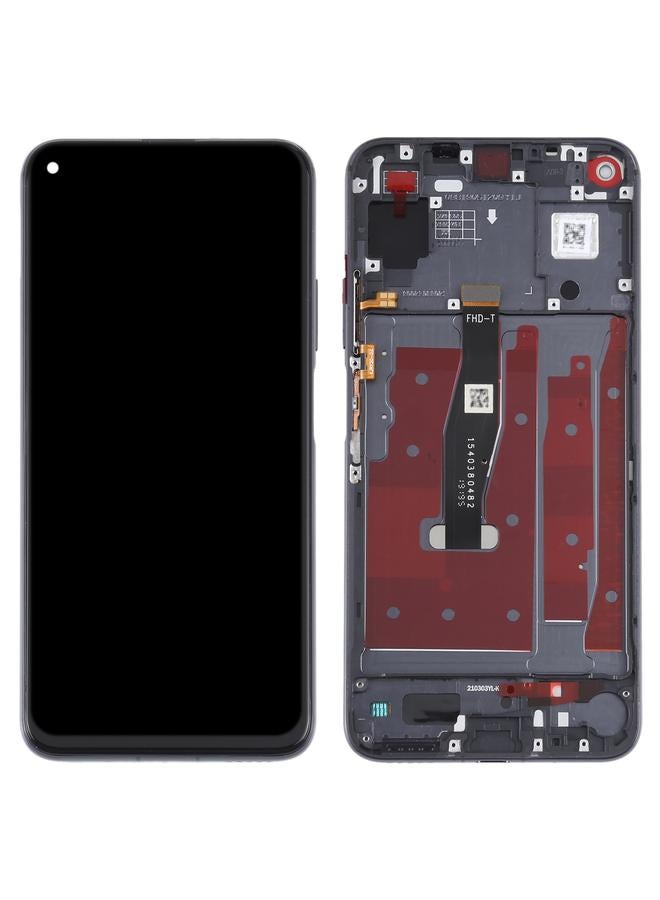 Replacement Original LCD Screen For Honor 20 / Huawei Nova 5T Digitizer Full Assembly with Frame Black - Image 2